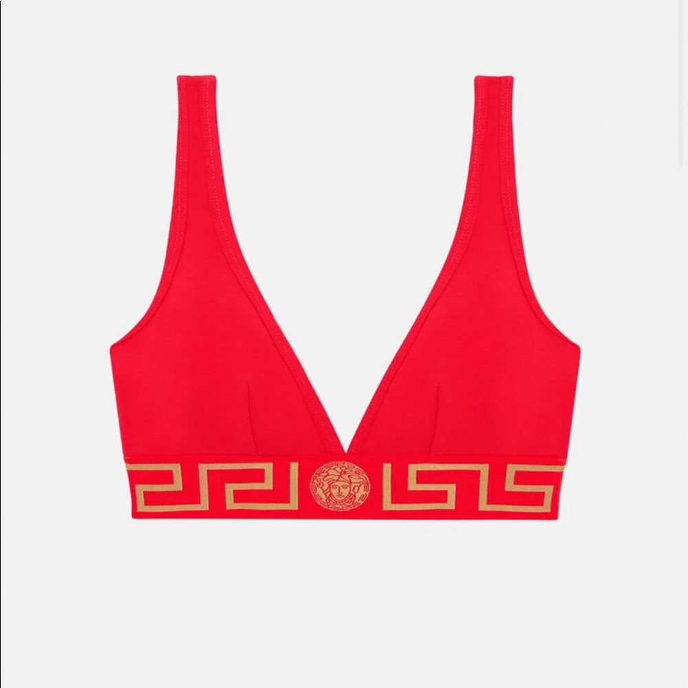 Greca border bralette Versace